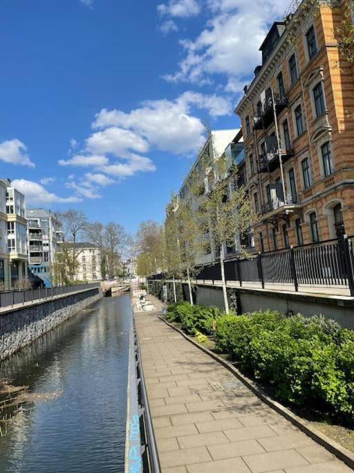 Innenstadt Refugium In Ruhiger Wasserlage+Balkon Leipzig Exterior foto