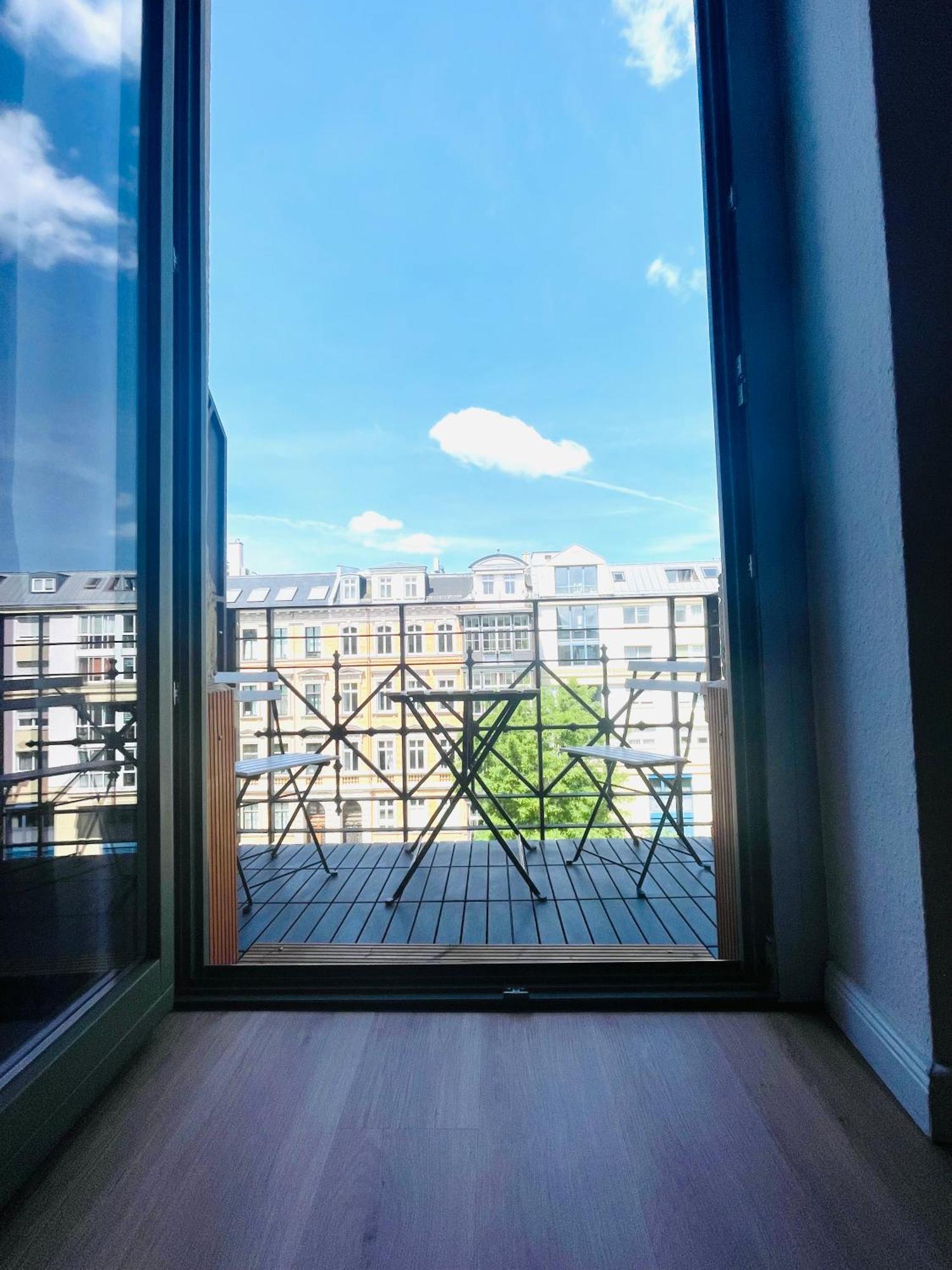 Innenstadt Refugium In Ruhiger Wasserlage+Balkon Leipzig Exterior foto